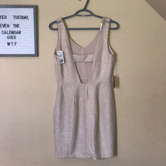 *SALE* Forever 21 Gold Dress - Picture 3 of 3